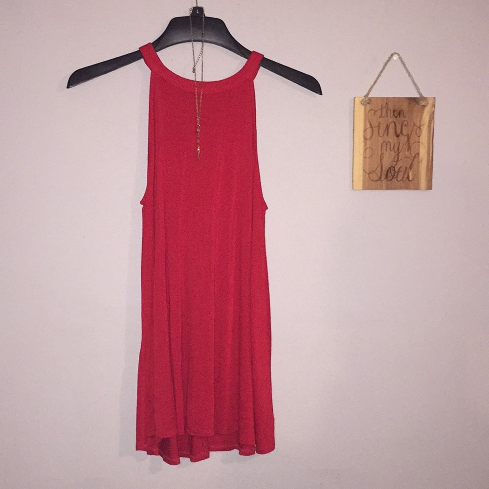 Red Tank Top Dress